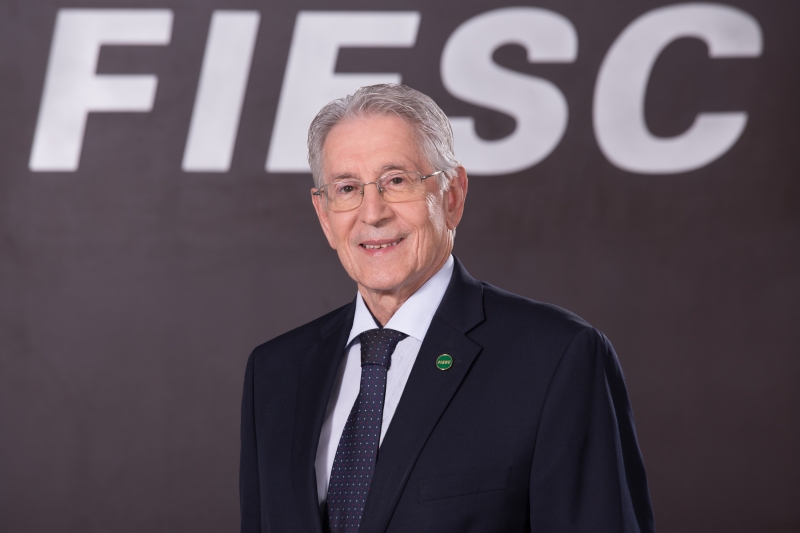 Presidente da FIESC, Glauco José Côrte (Foto: Marcus Quint)