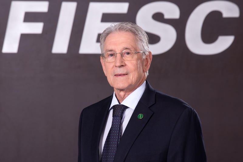 Presidente da FIESC, Glauco José Côrte (Foto: Marcus Quint)