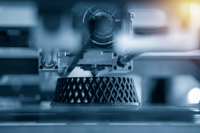 Manufatura aditiva permite criar peças diretamente de modelos digitais. Foto: Shutterstock