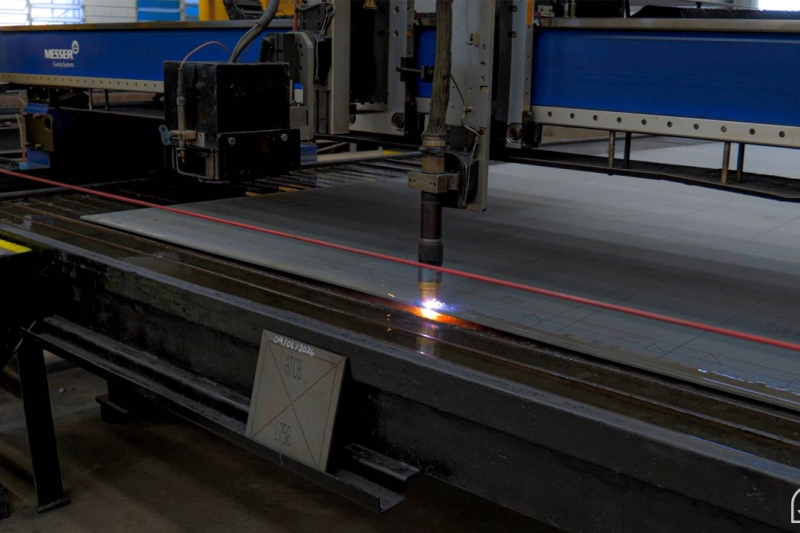 Corte da primeira chapa de aço marca o início da construção Fonte: Agência Marinha de Notícias Acesse: https://www.agencia.marinha.mil.br/