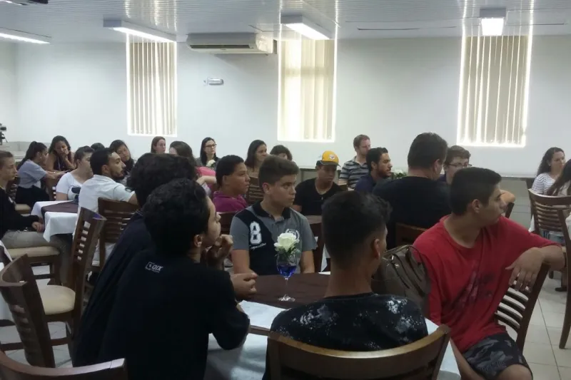 Aula inaugural em Blumenau. Foto: Presse Comunicação