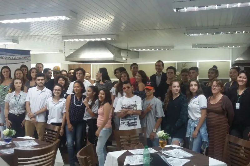 Aula inaugural em Blumenau. Foto: Presse Comunicação