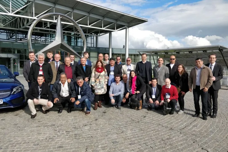 Visita à fábrica da Mercedes-Benz. Foto: Marina Seleme
