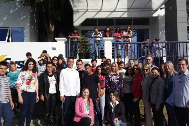 Visita à empresa Sysmo. Foto: Divulgação