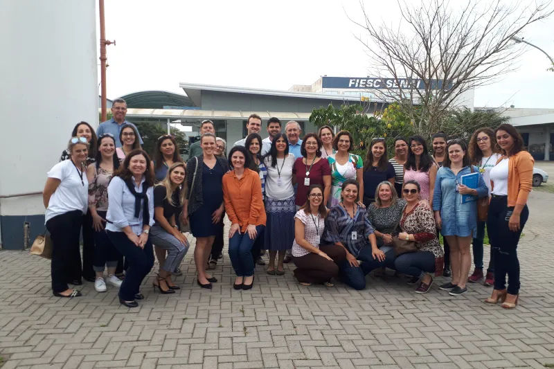 Reunião foi realizada no SENAI em Itajaí. Foto Divulgação/SESI