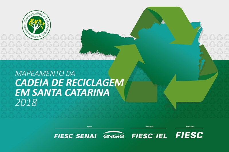 Mapeamento mostra a cadeia catarinense de reciclagem 