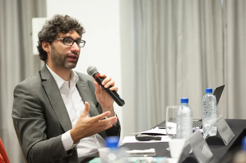 Gerente de negociações internacionais da CNI, Fabrizio Panzini (foto: Filipe Scotti)