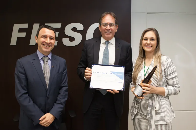 Conquista foi celebrada na reunião dos Conselhos de SESI e SENAI no dia 24. Foto: Filipe Scotti