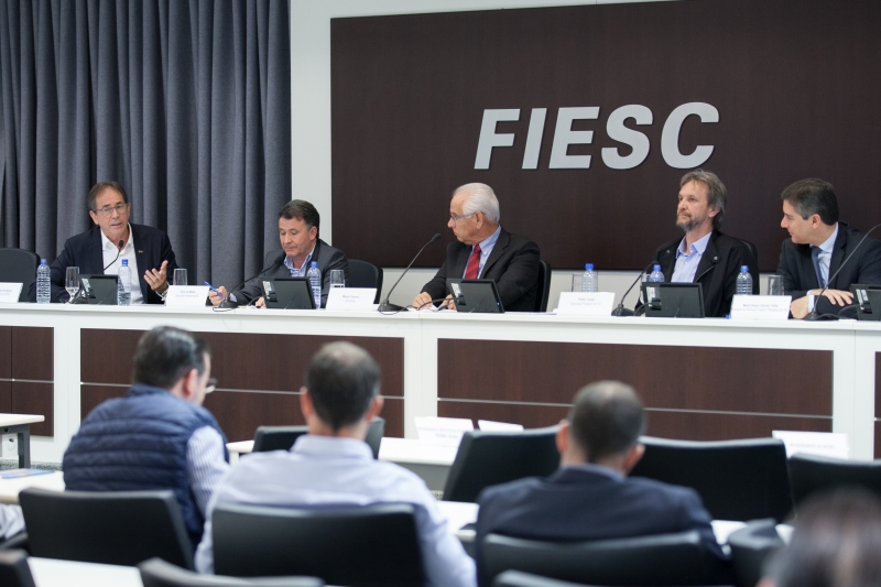 Seminário na FIESC: reforma vai melhorar o ambiente econômico (Foto: Filipe Scotti)