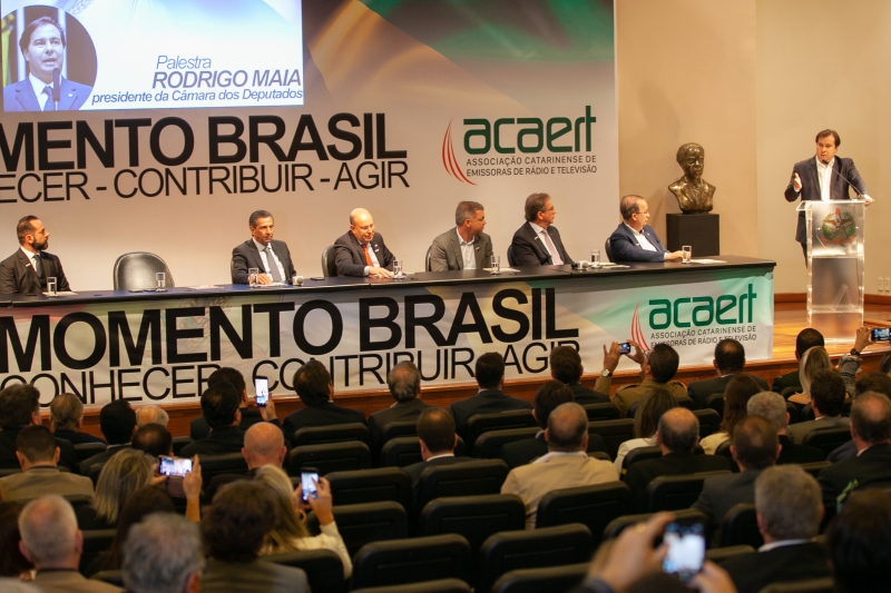 Evento Momento Brasil foi realizado pela Acaert, nesta sexta-feira (30), em Florianópolis (foto: Filipe Scotti)