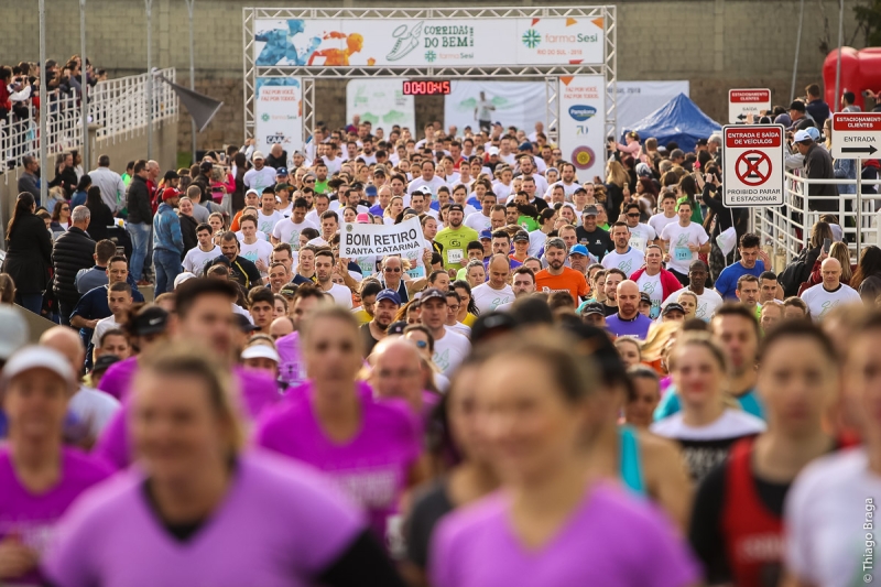 Essa é a quarta edição da corrida em Rio do Sul. Foto: Thiago Braga