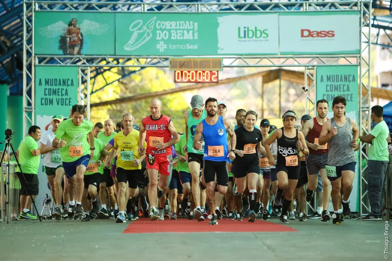 São Miguel do Oeste reúne 700 pessoas na Corrida do Bem