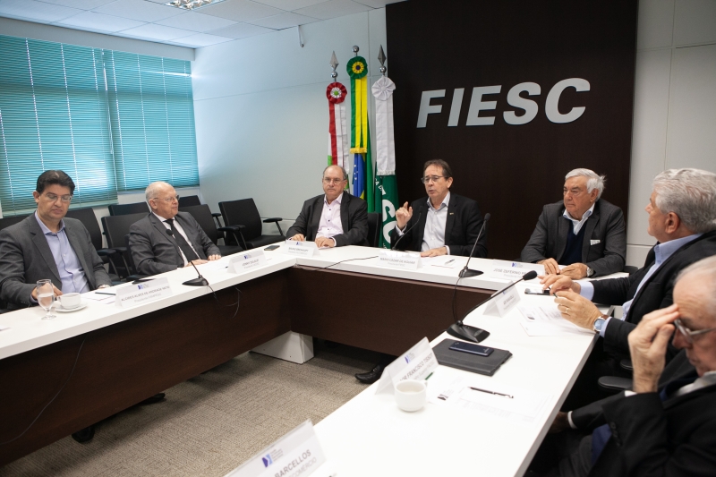 Reunião foi realizada nesta segunda-feira (9), em Florianópolis (foto: Filipe Scotti)
