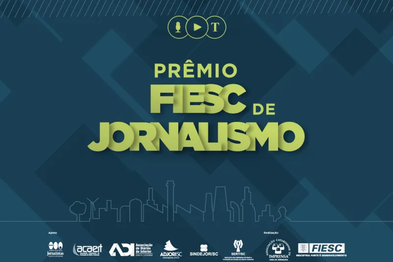 FIESC anuncia os finalistas da edição 2019 do Prêmio de Jornalismo 