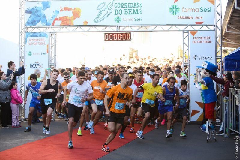 Em 2018, quase 700 pessoas participaram da corrida no município. Foto: Thiago Braga