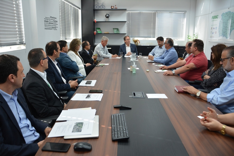 Presidente Mario Aguiar informou que o setor industrial participará das definições relativas ao projeto (Foto: MB Comunicação)