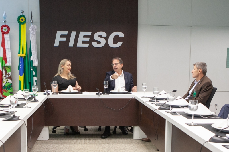 Reunião foi realizada na FIESC, nesta segunda-feira (2), em Florianópolis (foto: Filipe Scotti)