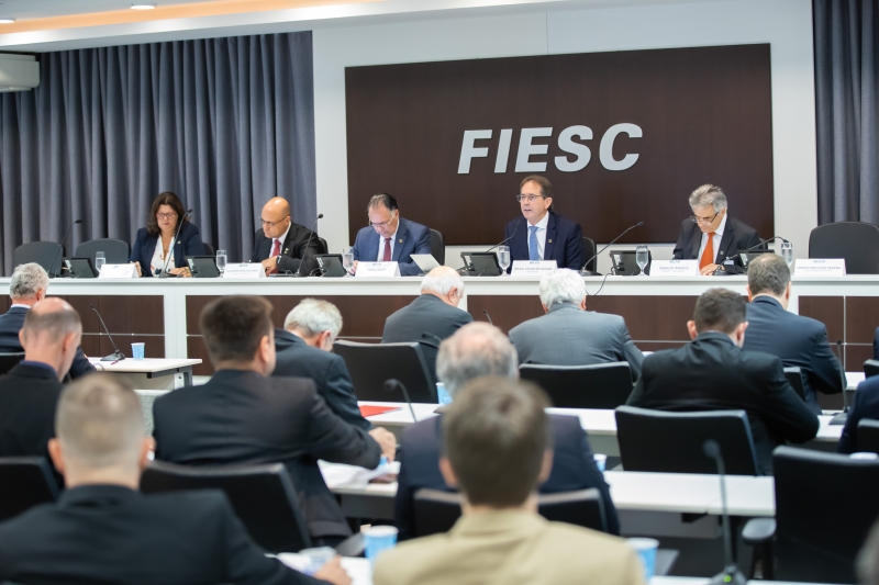 Assunto foi apresentado na reunião de diretoria da FIESC, nesta sexta-feira (31) (foto: Filipe Scotti)