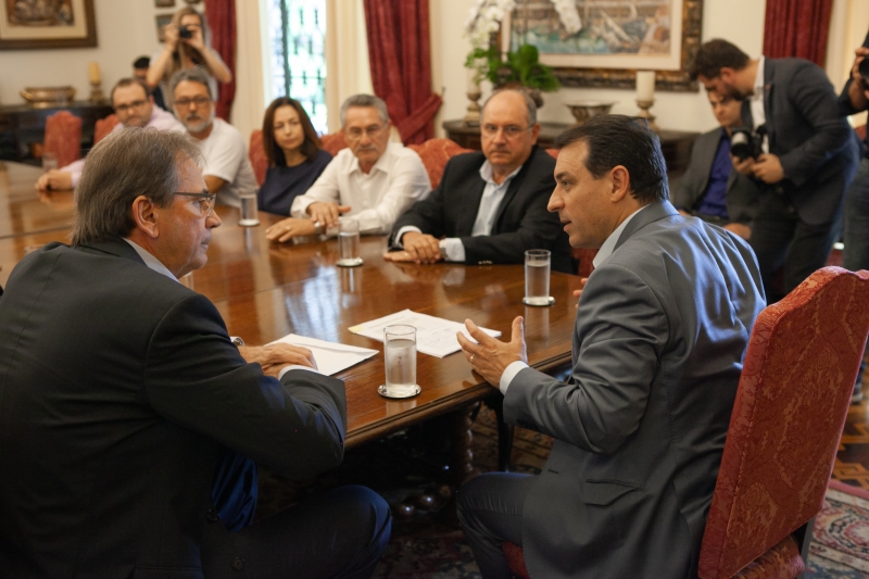 Encontro com o governador foi realizado nesta quinta-feira (6) (foto: Filipe Scotti)