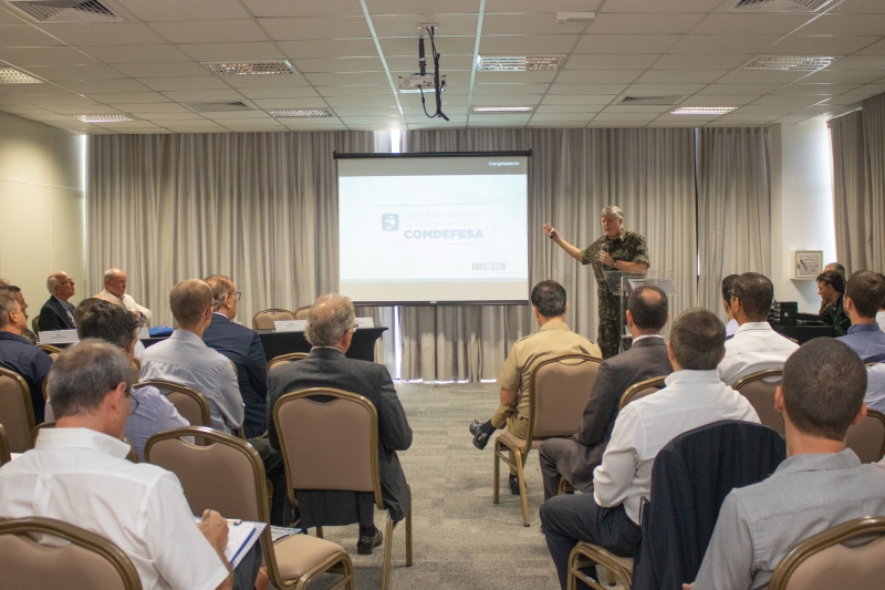 Reunião do Comdefesa foi realizada na FIESC, em Florianópolis 