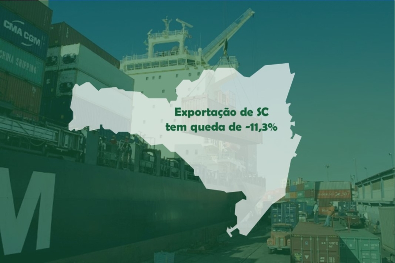 Exportações catarinenses de janeiro a maio totalizaram US$ 3,4 bilhões