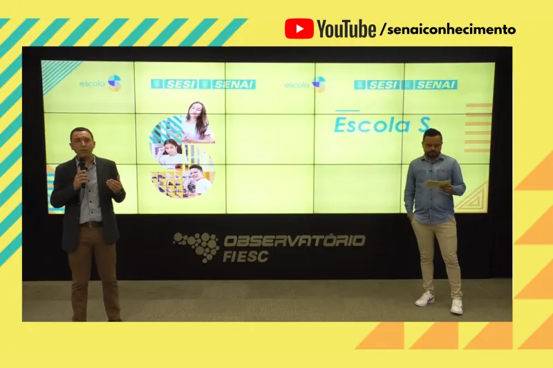Escola S é apresentada a pais e alunos da rede educacional da FIESC