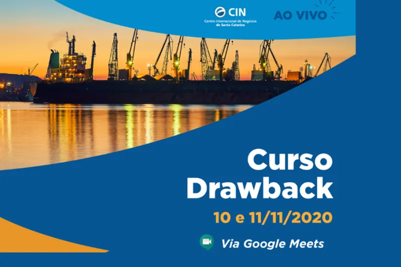 Curso debate sobre regime de drawback