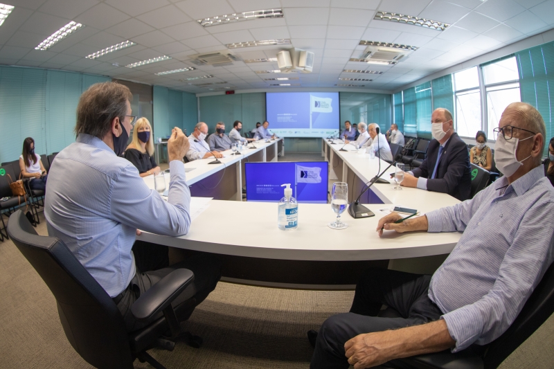 Reunião foi realizada nesta segunda-feira, dia 14, em Florianópolis (foto: Filipe Scotti)