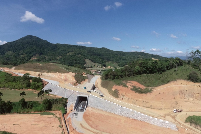 Trecho terá 50 quilômetros de extensão entre Biguaçu e Palhoça. Foto: Divulgação Arteris