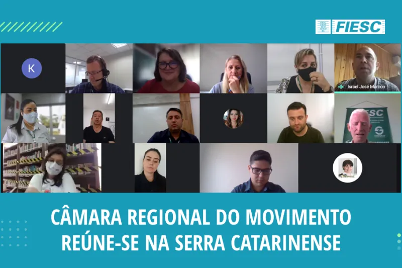 Em reunião on-line, integrantes da Câmara Regional do Movimento SC pela Educação conheceram os detalhes de funcionamento da plataforma