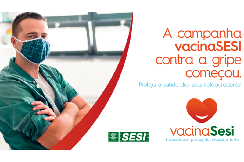 Adesão à campanha do SESI/SC de vacinação contra a gripe se inicia nesta quinta (18)