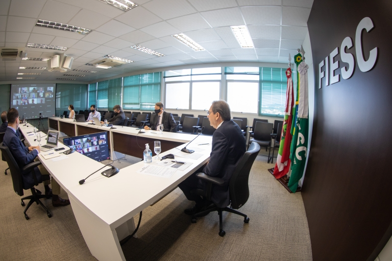 Reunião virtual de diretoria foi realizada nesta sexta-feira, dia 19 (foto: Filipe Scotti)
