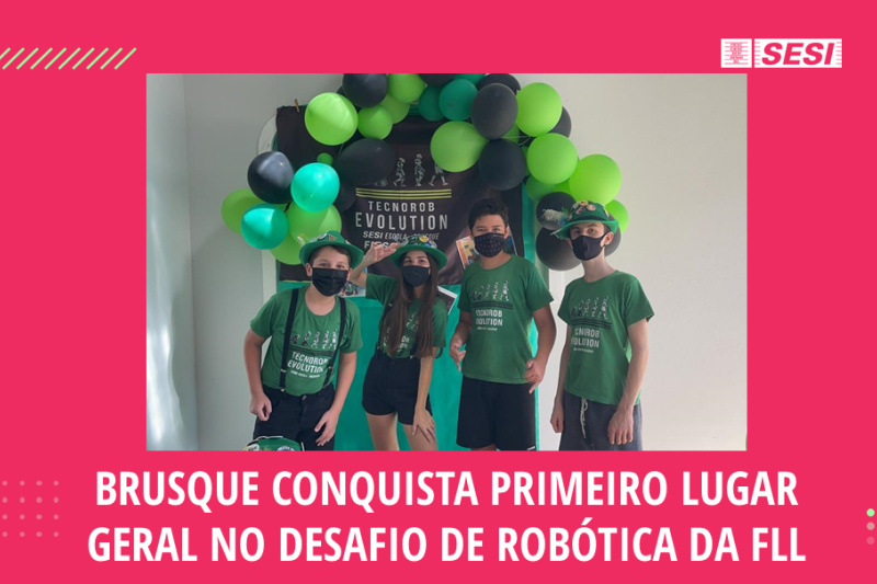Brusque, Concórdia, Criciúma e Blumenau vão ao Festival SESI de Robótica FLL