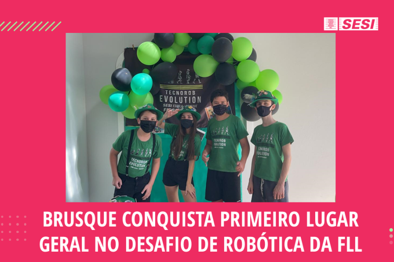 Tecnorob Evolution garantiu vaga na etapa nacional do desafio de robótica da FLL