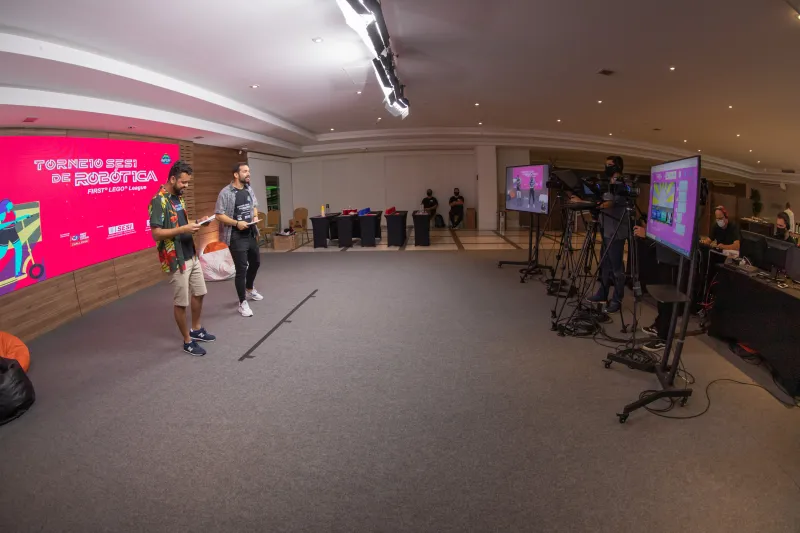 Evento é on-line e equipes vencedoras garantem vaga no Festival SESI de Robótica, que deve ocorrer em junho. Foto: Filipe Scotti
