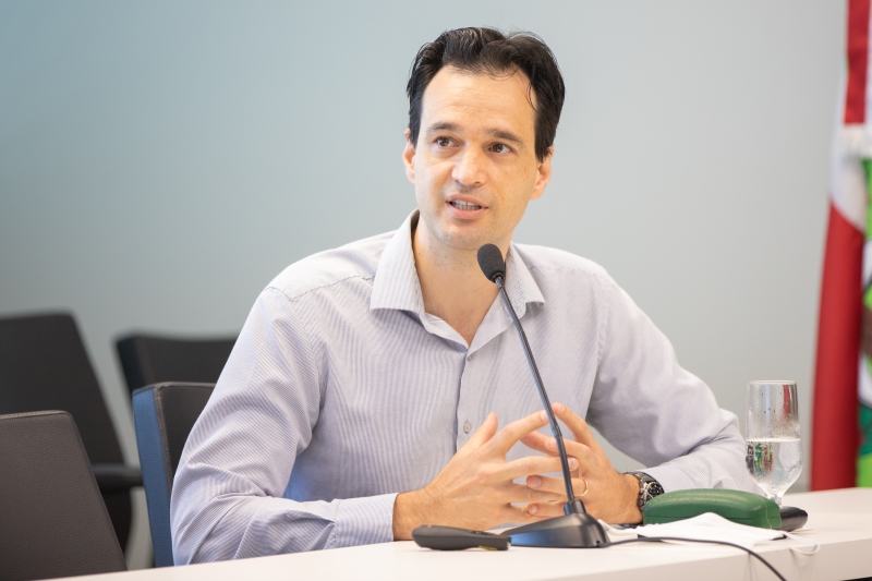 Economista Pablo Bittencourt, consultor da FIESC (foto: Filipe Scotti)