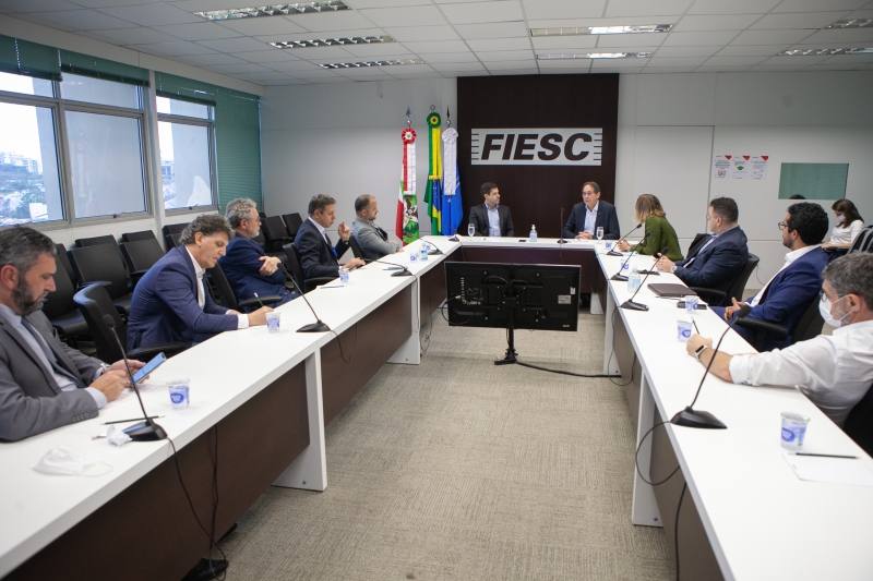 Reunião foi realizada na FIESC, em Florianópolis (foto: Filipe Scotti)
