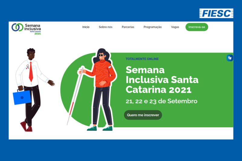 Semana inclusiva terá atividades on-line de 21 a 23 de setembro 