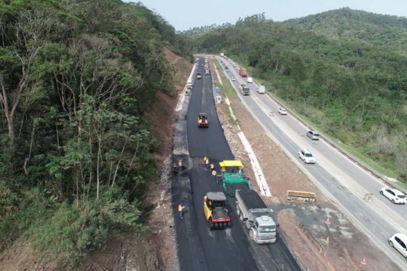 Expectativa do DNIT é injetar R$ 81 milhões nas obras da BR-470. Foto: Divulgação/DNIT