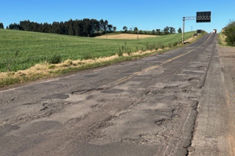 Serviços de pavimentação da BR-280/SC 