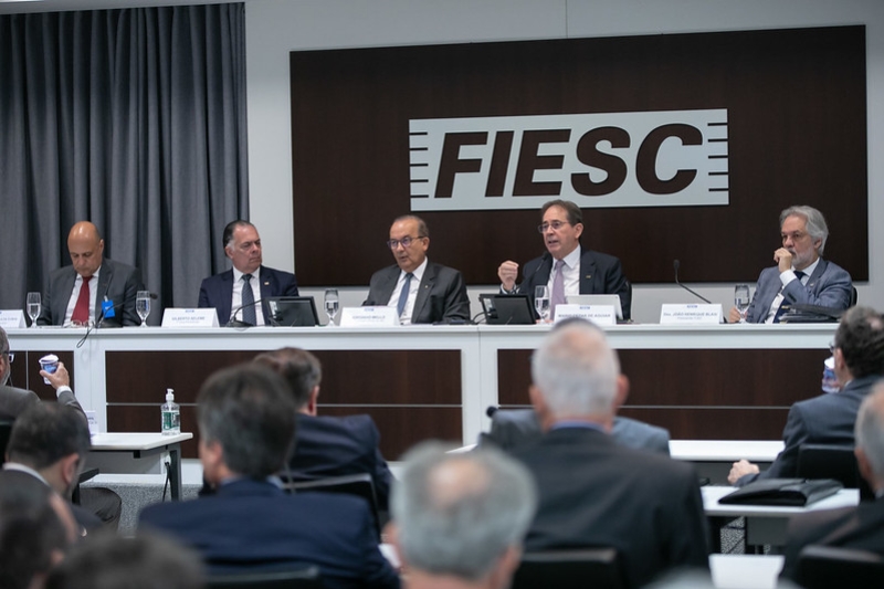 Reunião de diretoria da FIESC foi realizada nesta sexta-feira, dia 18, em Florianópolis (foto: Filipe Scotti)