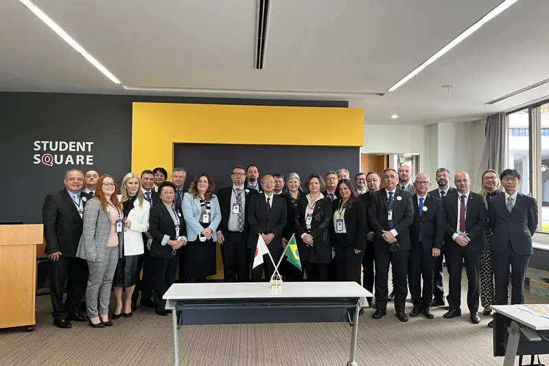 Visita à Tokyo University of Technology. Foto: Divulgação/FAPESC