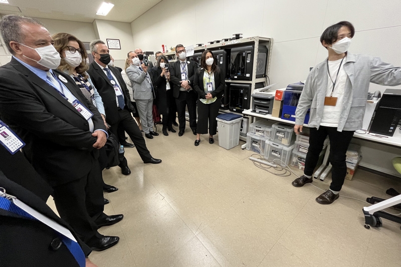 Visitas a universidades no Japão evidenciam parceria entre instituições e indústria. Foto: Divulgação/Fapesc