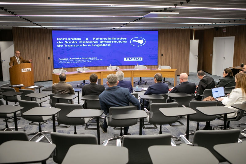 Reunião foi realizada na FIESC, em Florianópolis (foto: Filipe Scotti)