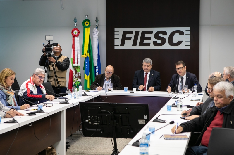 Reunião foi realizada nesta quarta-feira, dia 14, em Florianópolis (foto: Filipe Scotti)