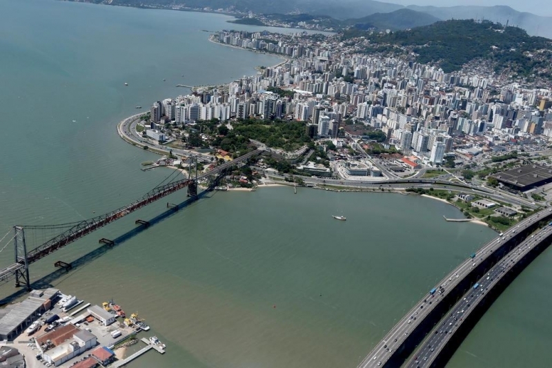 Florianópolis reforçou sua posição de liderança na dimensão Economia e superou Barueri (SP). Foto: Prefeitura de Florianópolis