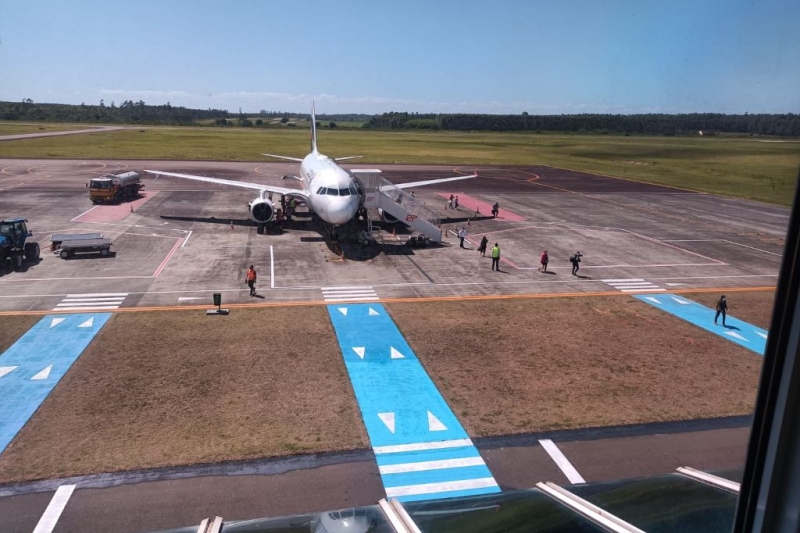 Atualmente, três companhias aéreas atuam no local, com voos para os aeroportos de Campinas, Guarulhos e Congonhas, todos em São Paulo. Foto: Divulgação / RDL Aeroportos