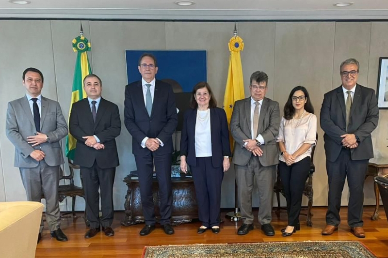 Reunião com Maria Luiza Ribeiro Vuitton, embaixadora do Brasil em Washington