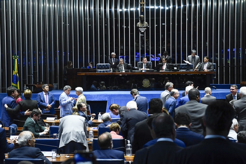 Senado aprovou a reforma nesta quarta-feira, dia 8 (foto: Roque Sá/Agência Senado)