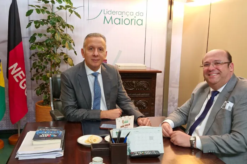 Reunião com o deputado Aguinaldo Ribeiro